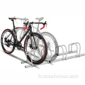 Garage de stationnement réglable de support de vélo de stationnement de plancher de 4bicycles